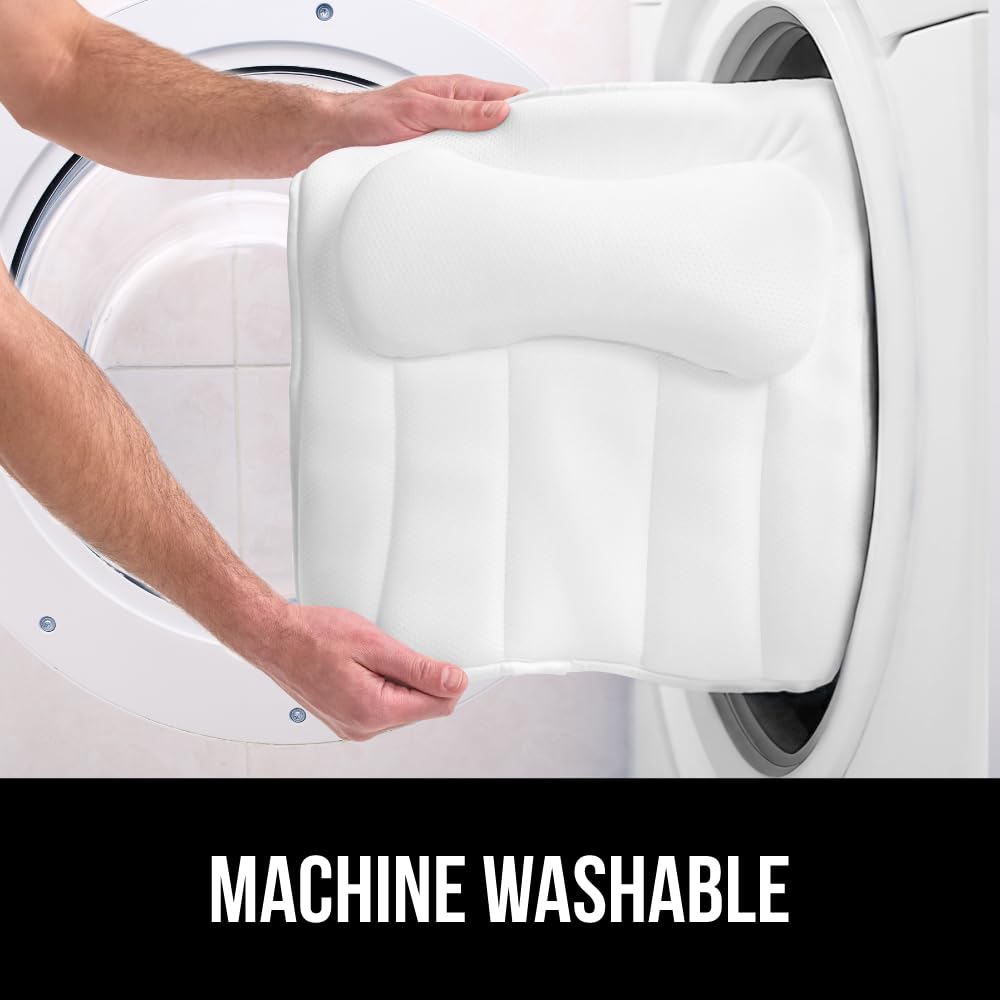 Gorilla Grip pillow is machine washable for easy cleaning