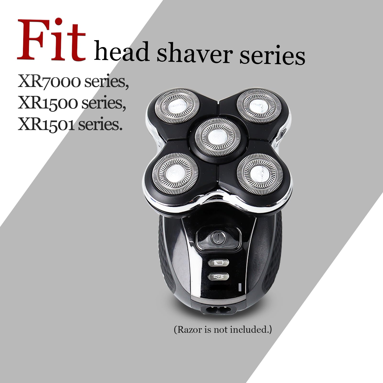 GORLENT Blade Pro 2-Pack fully washable design simplifies hygienic cleaning after every shave.