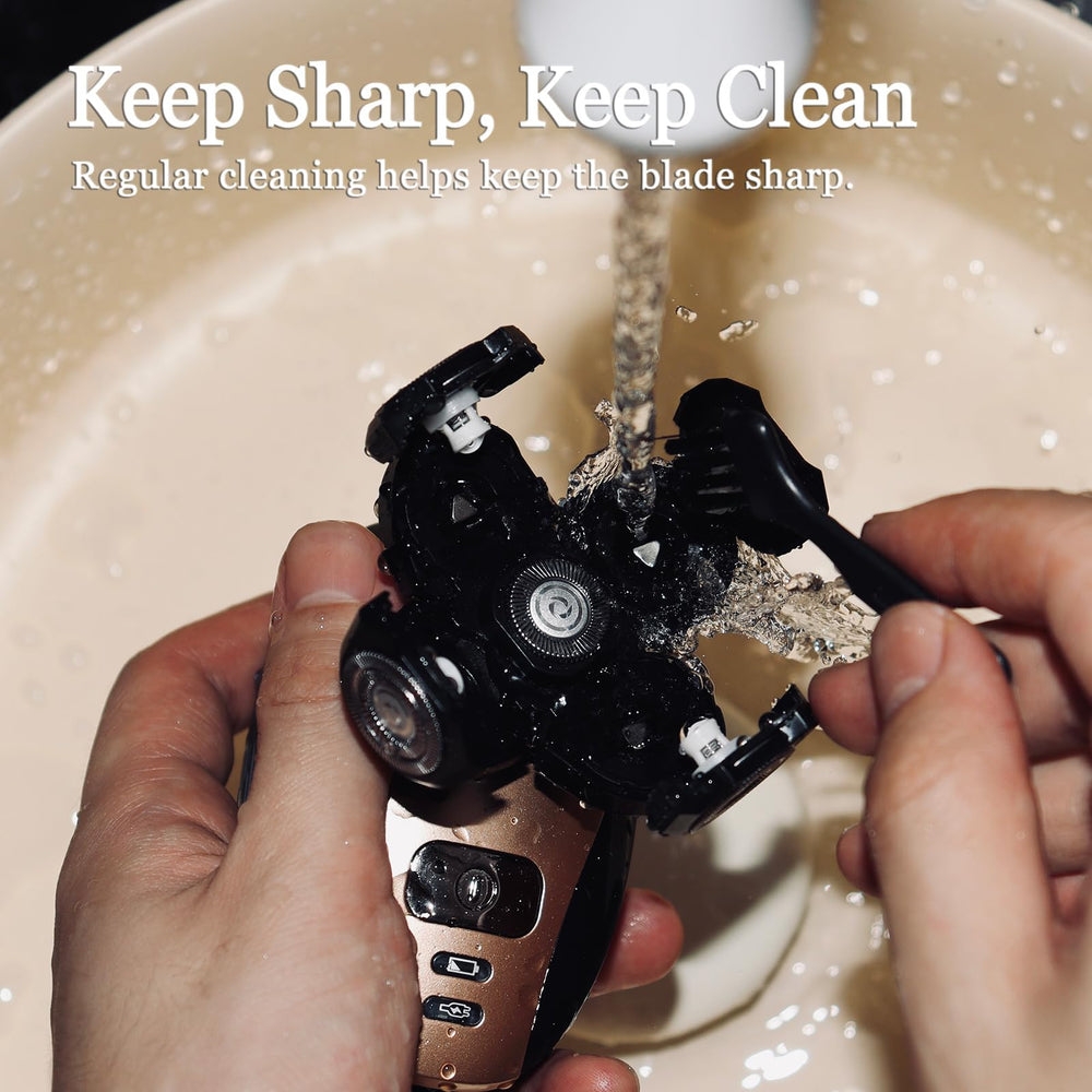 GORLENT replacement heads install easily and rinse clean under running water for hygiene.