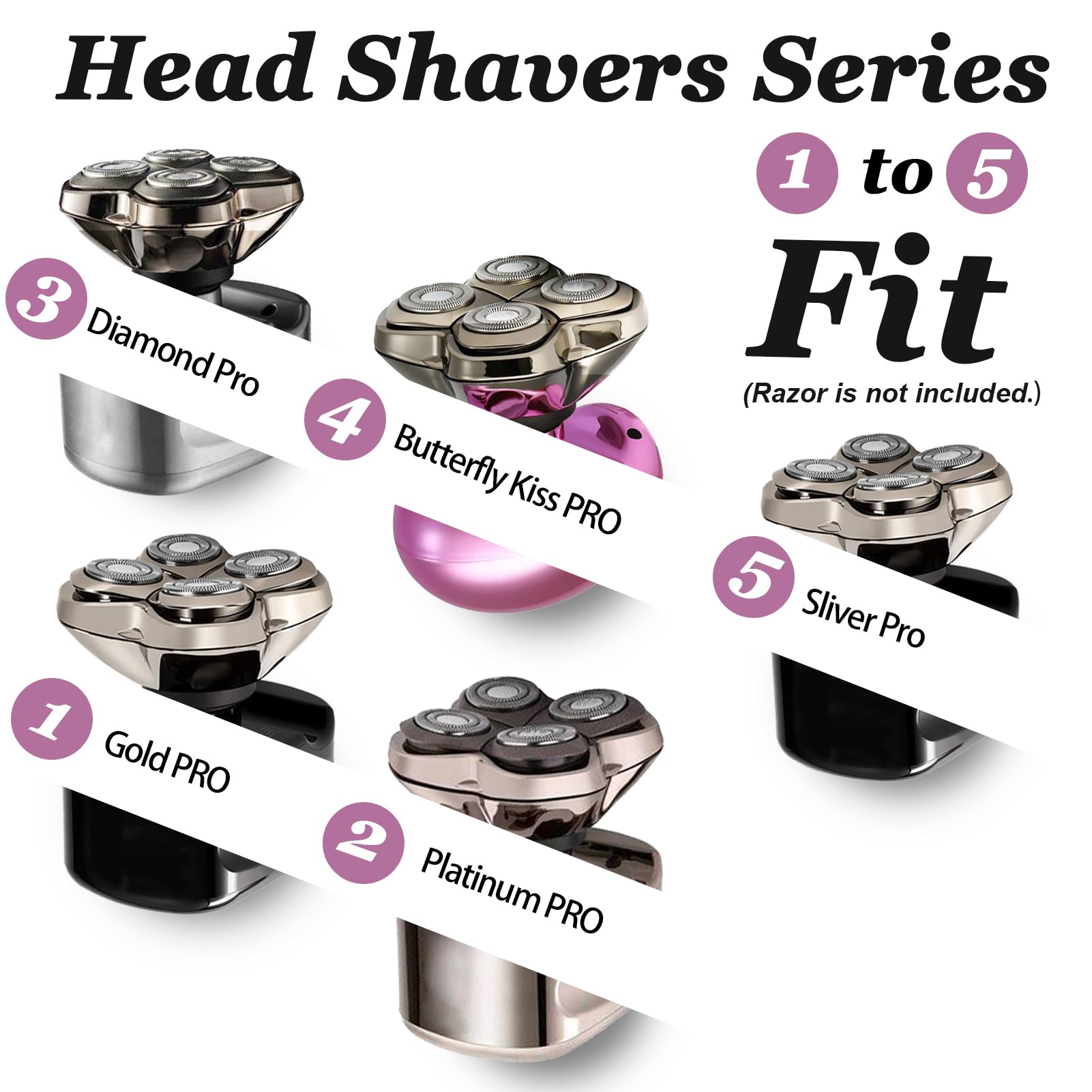 GORLENT Pro 4 compatibility with Gold Pro Silver Pro Diamond Pro razors