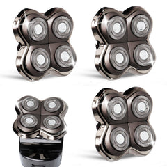 GORLENT Pro 4 replacement head close-up with precision blades for smoother shaves