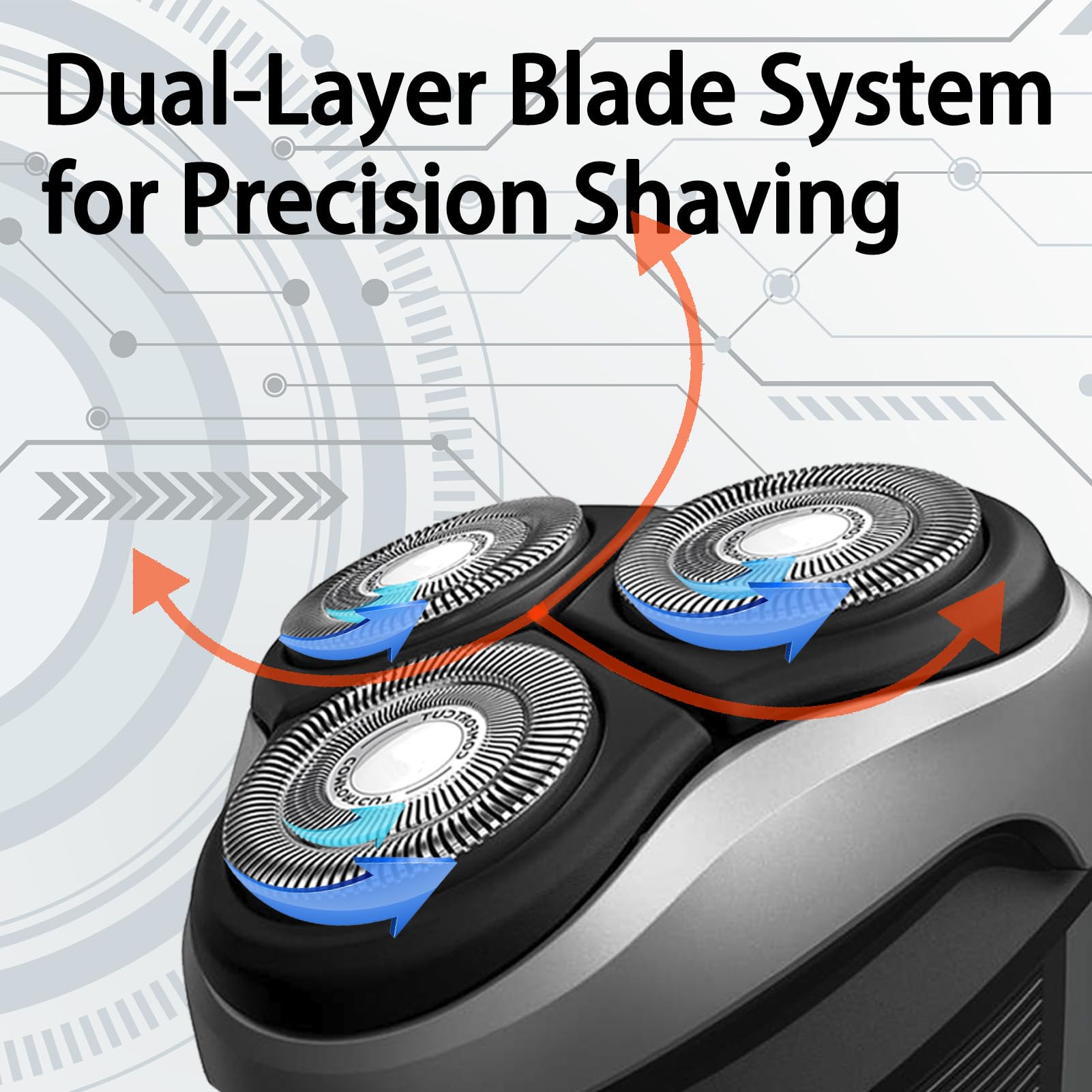 GORLENT SH30/52 blades corrosion-resistant steel closeup for long-lasting sharpness