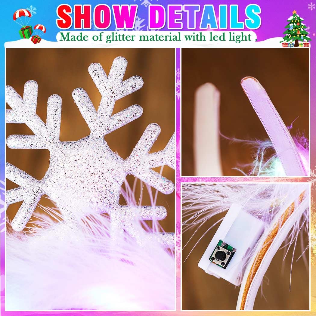 GORTIN womens Christmas costume accessory adds sparkling seasonal flair.