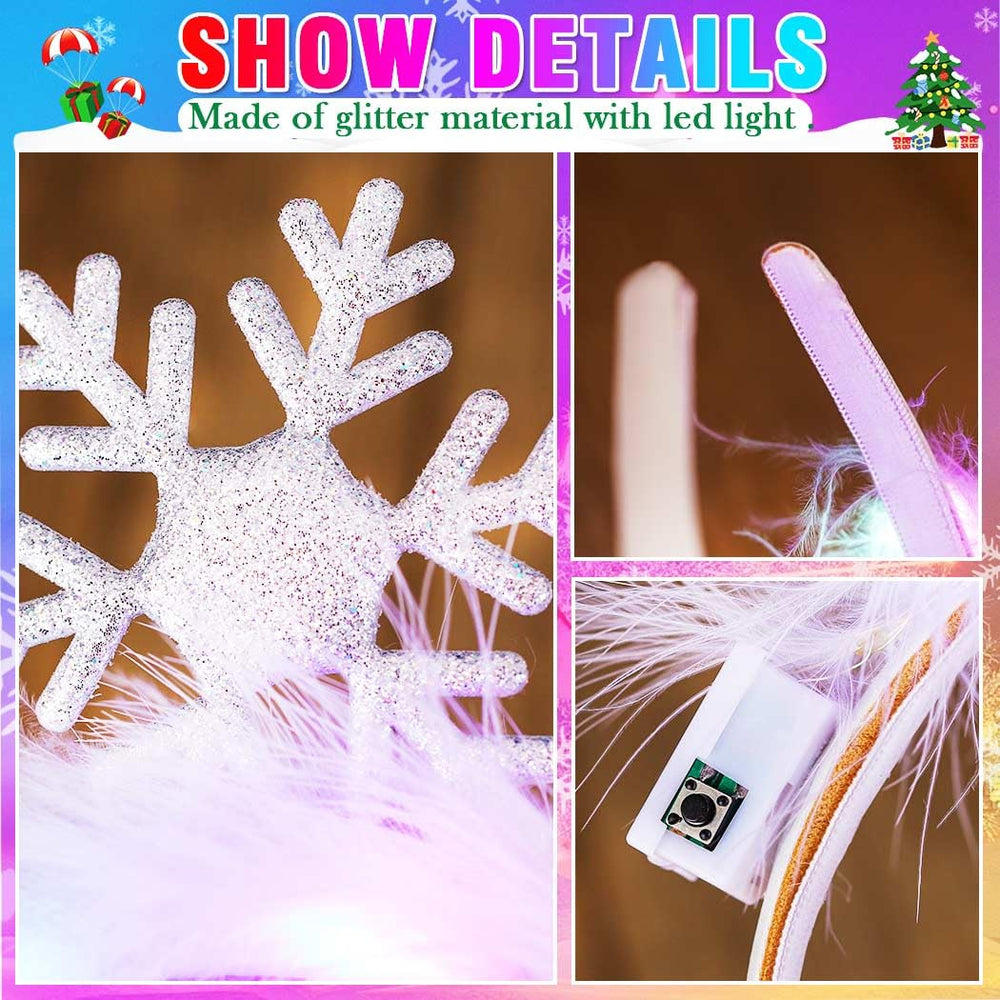 GORTIN womens Christmas costume accessory adds sparkling seasonal flair.