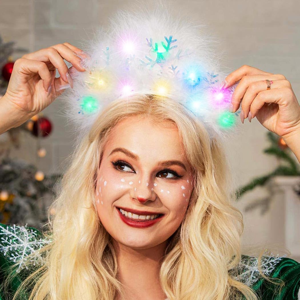 GORTIN women's one-size festive headband offers comfortable all-day wear.