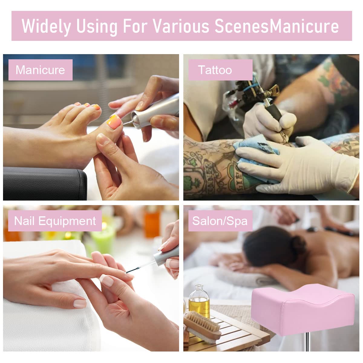 GORXZC pedicure footrest easy-assembly enables quick setup