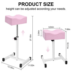 GORXZC pedicure footrest pink-cushion provides plush seating for relaxing sessions