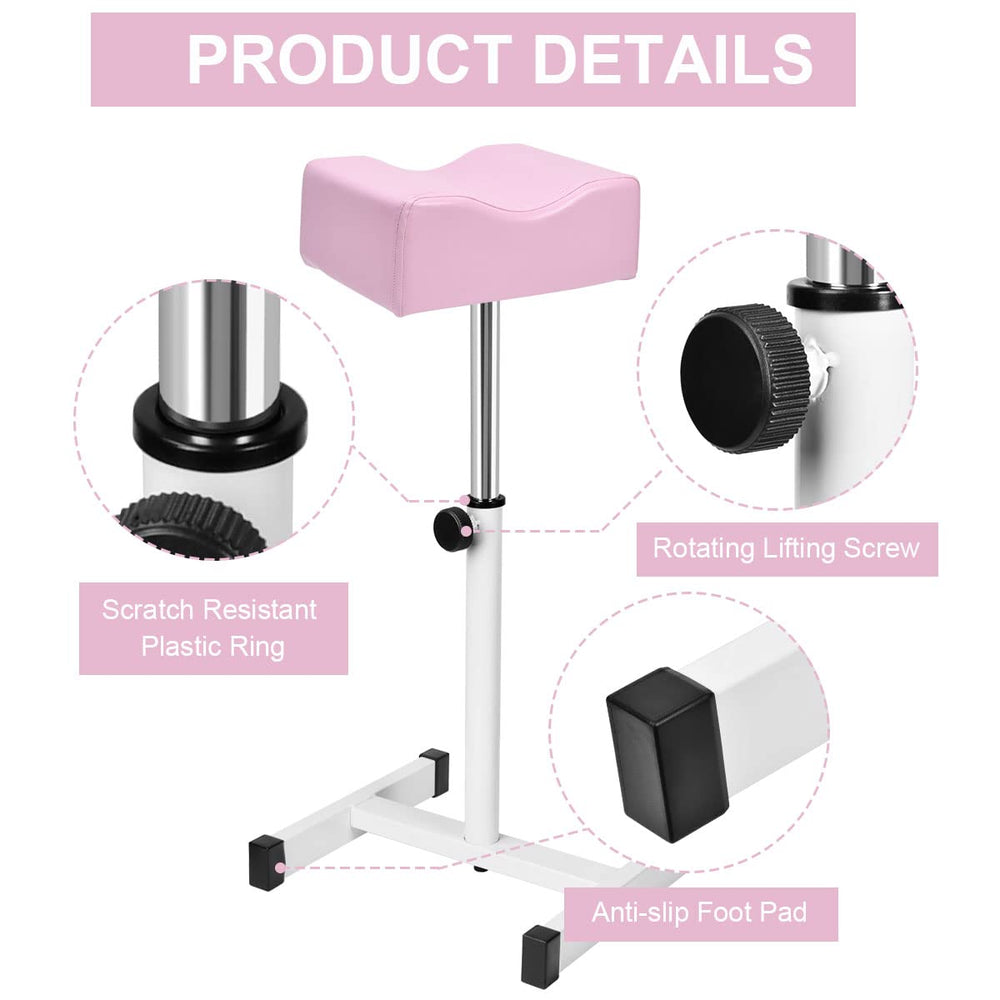 GORXZC pedicure footrest soft-cushion delivers cushioned support during long appointments