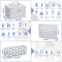 Gosect cotton quilted material close-up highlights easy cleaning and reinforced stitching