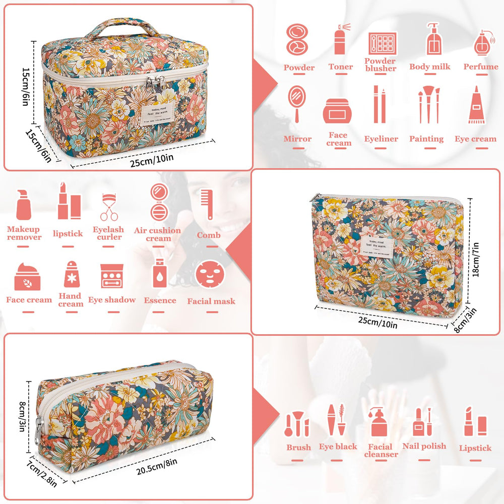 Gosect cotton travel bag showing gold-plated zippers and reinforced stitching