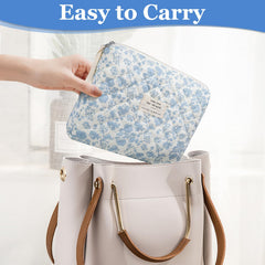 Gosect bag stitching detail with gold-plated zipper for durability and smooth use.