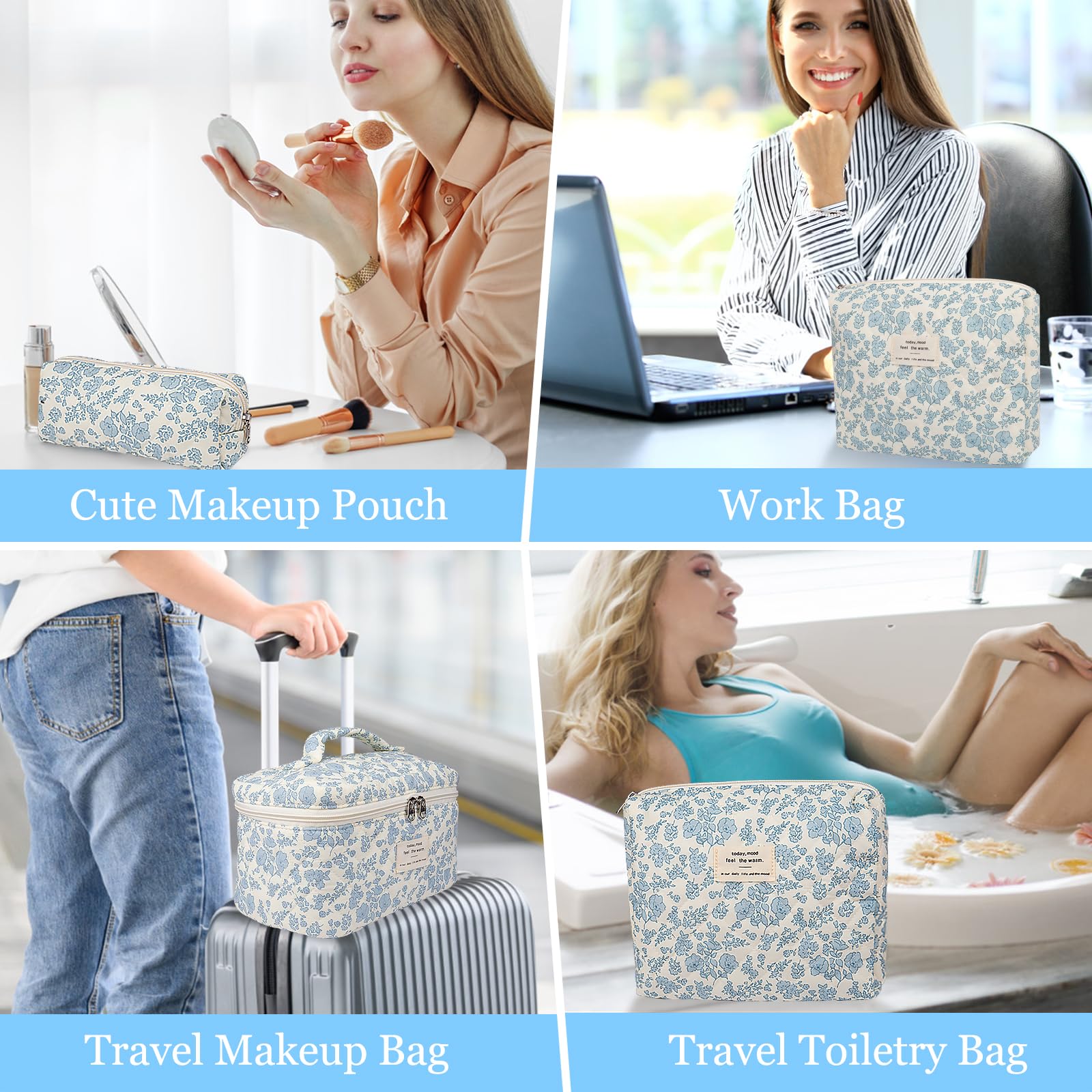 Gosect makeup bag set gift-ready packaging suitable for gifting