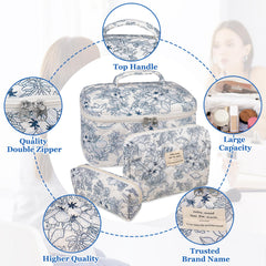 Gosect interior compartment demonstrates neat separation of cosmetics.