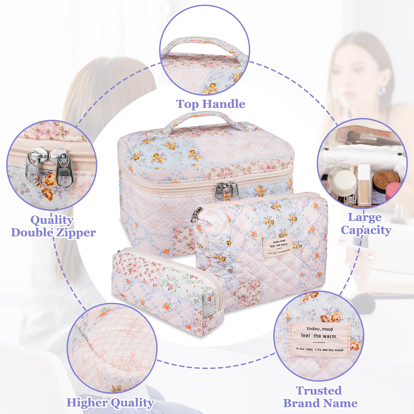 Gosect small-size compact pouch ideal for pills, earbuds, or small cosmetics.
