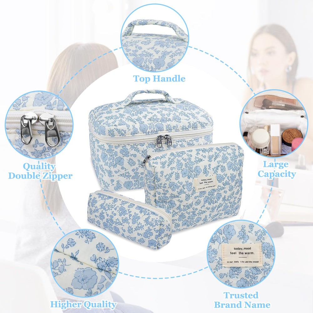 Gosect quilted bag features gold-plated zipper for durable use.