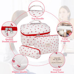 Gosect small makeup bag perfect for skincare samples and daily touch ups.
