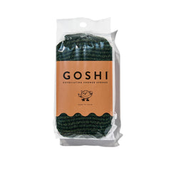 GOSHI Exfoliating Shower Sponge rip-resistant fabric guarantees durable cleansing during showers.