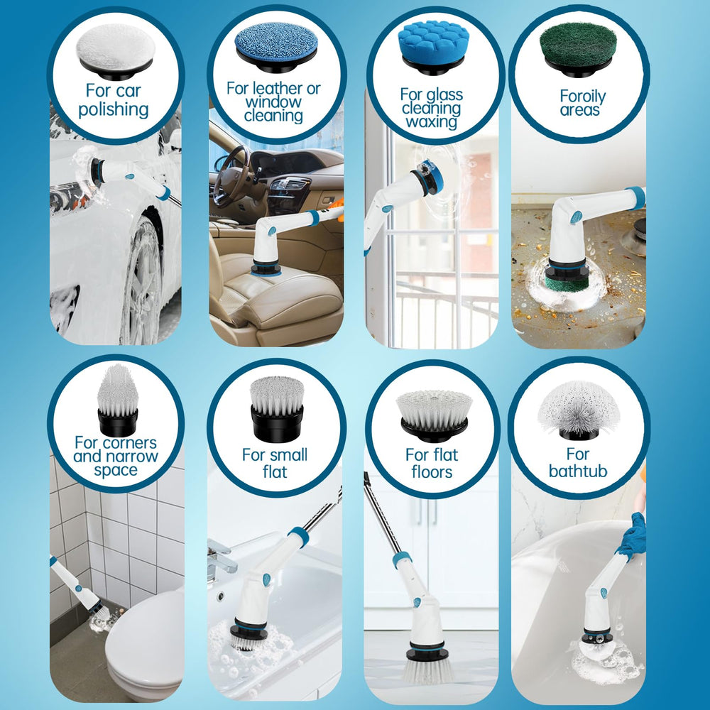 GOSLMYY corner brush reaches tight corners and grout lines for thorough cleaning