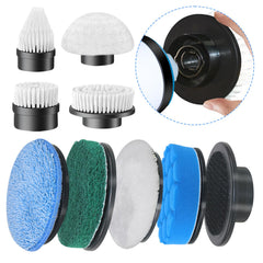 GOSLMYY replaceable large flat brush cleans floors and countertops with powerful scrubbing