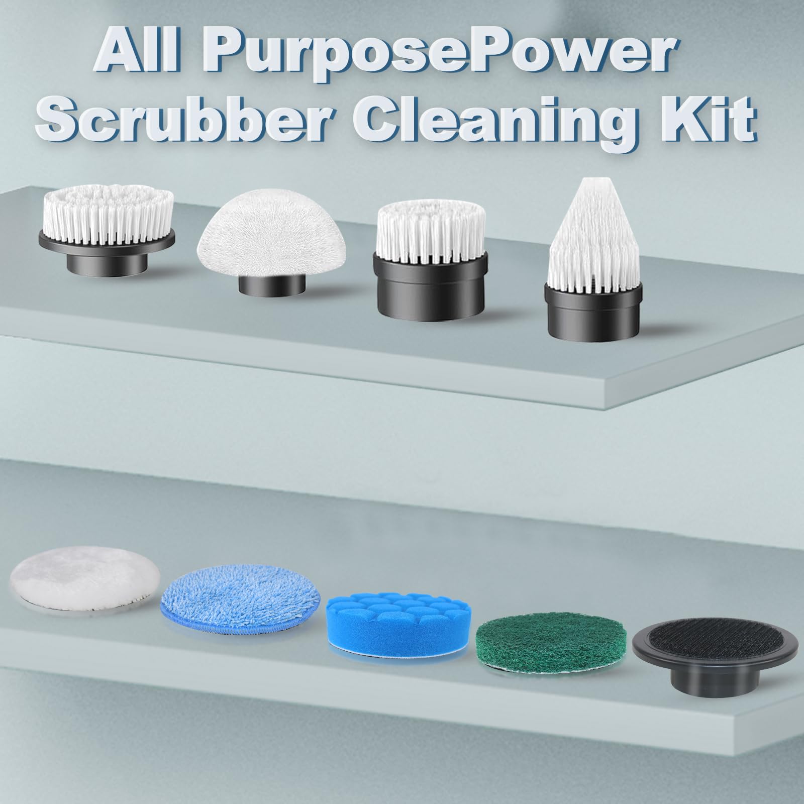 GOSLMYY scouring pad tackles baked-on residue on pots and stove tops