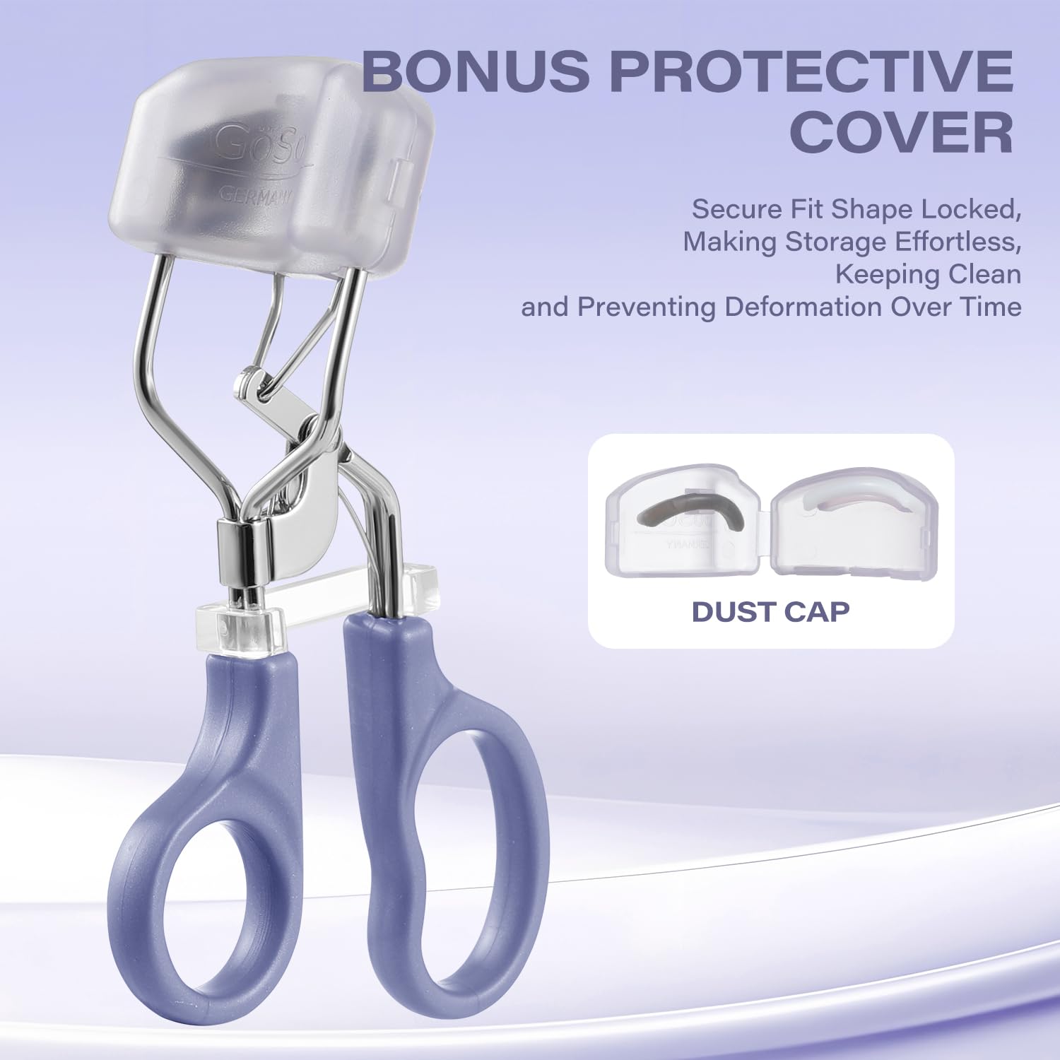 GöSol replacement pad clear for stiff or thick lashes.