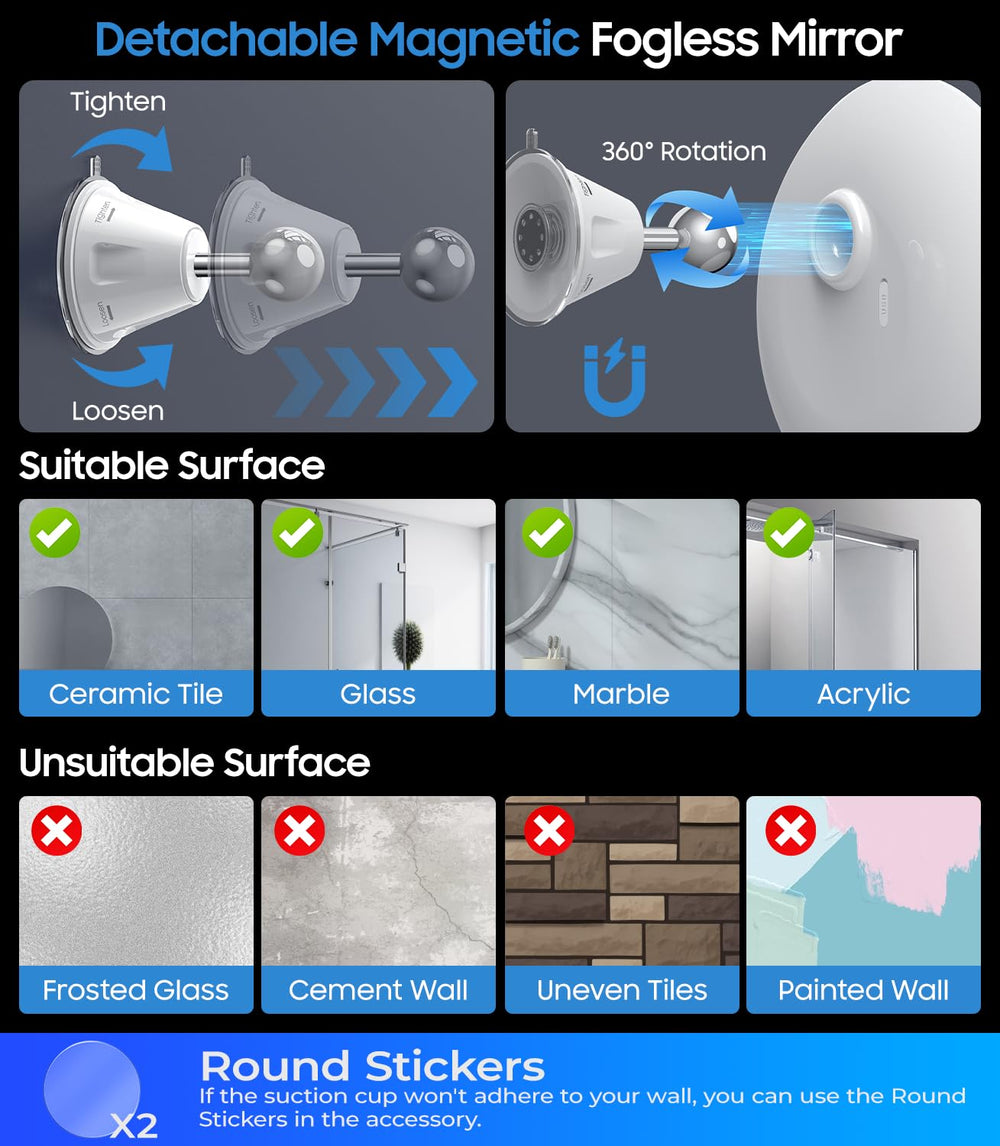 Gospire 3X 360° swivel enables flexible viewing angles