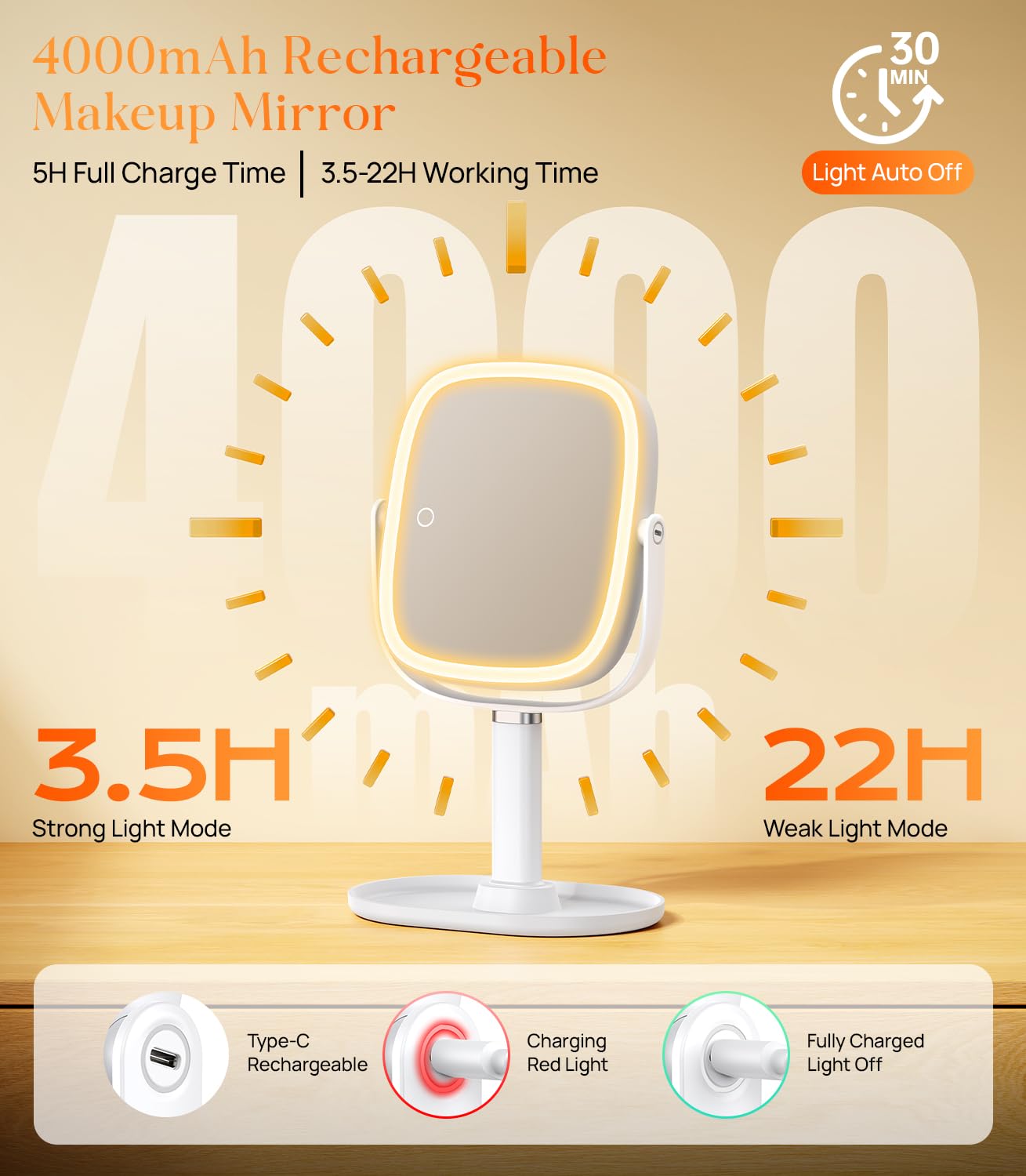 Gospire built-in phone holder keeps your device handy during routines