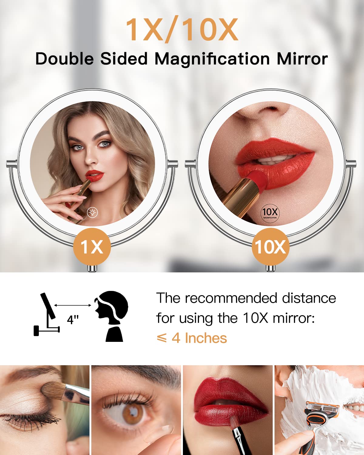 Gospire touch sensor dimming control for stepless brightness adjustment.