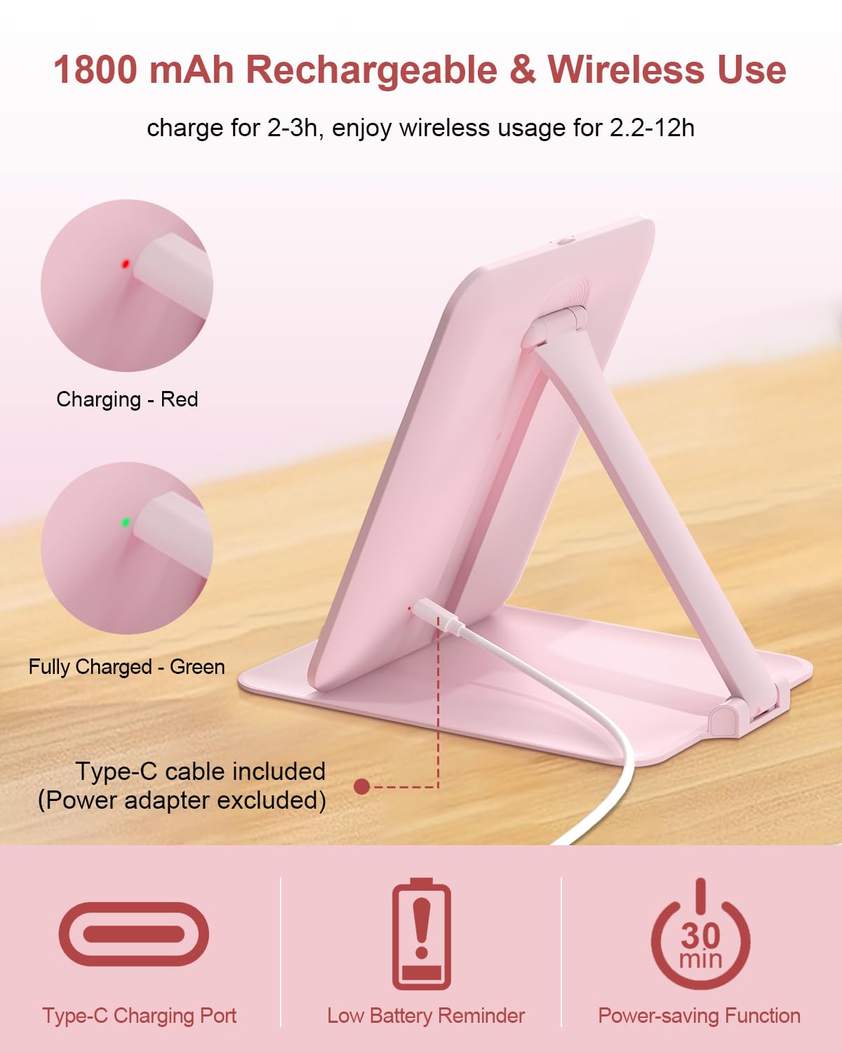 Gospire compact vanity fits in a velvet bag for travel