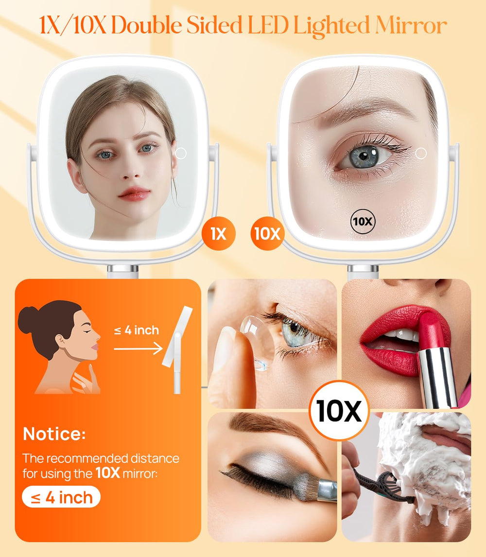 Gospire tray base stores accessories while you mirror