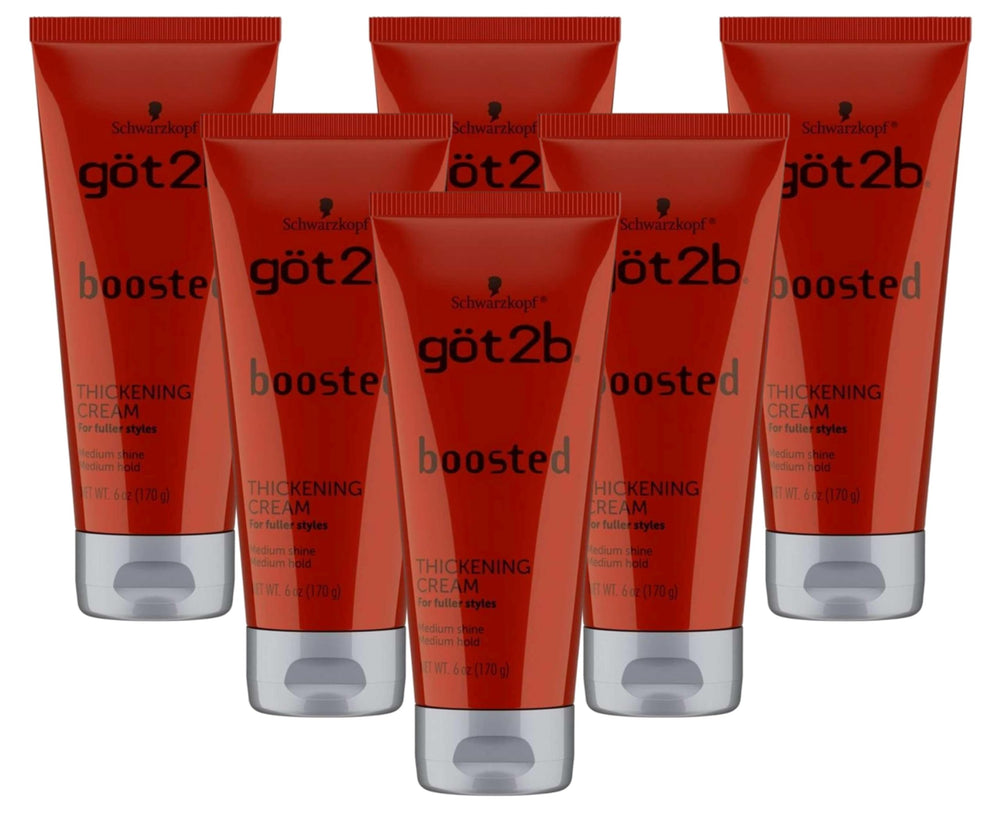 Got2B Boosted thickening cream bottle showing easy-to-use design for daily volume