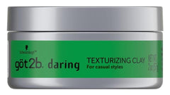 Got2B Daring Texturizing Clay pack of three jars for casual styles with high hold.