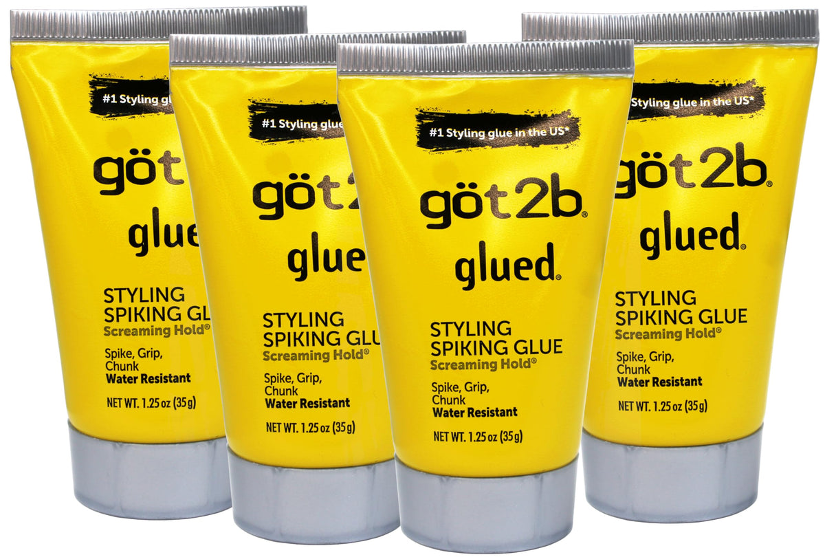 got2b glued styling spiking glue front-view bottle for bold spikes