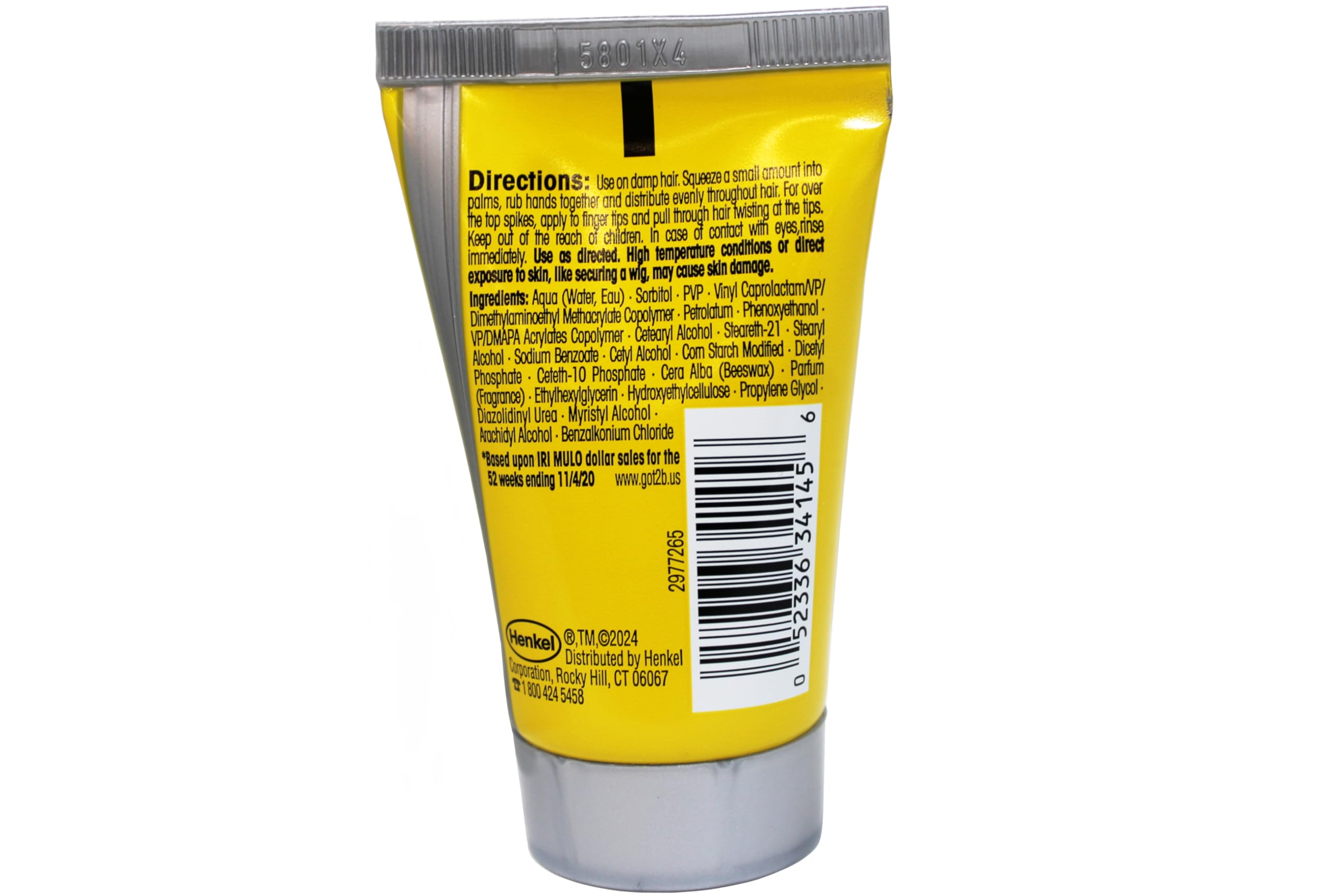 Got2B Glued Spiking Glue travel-size tube enables on-the-go styling anywhere