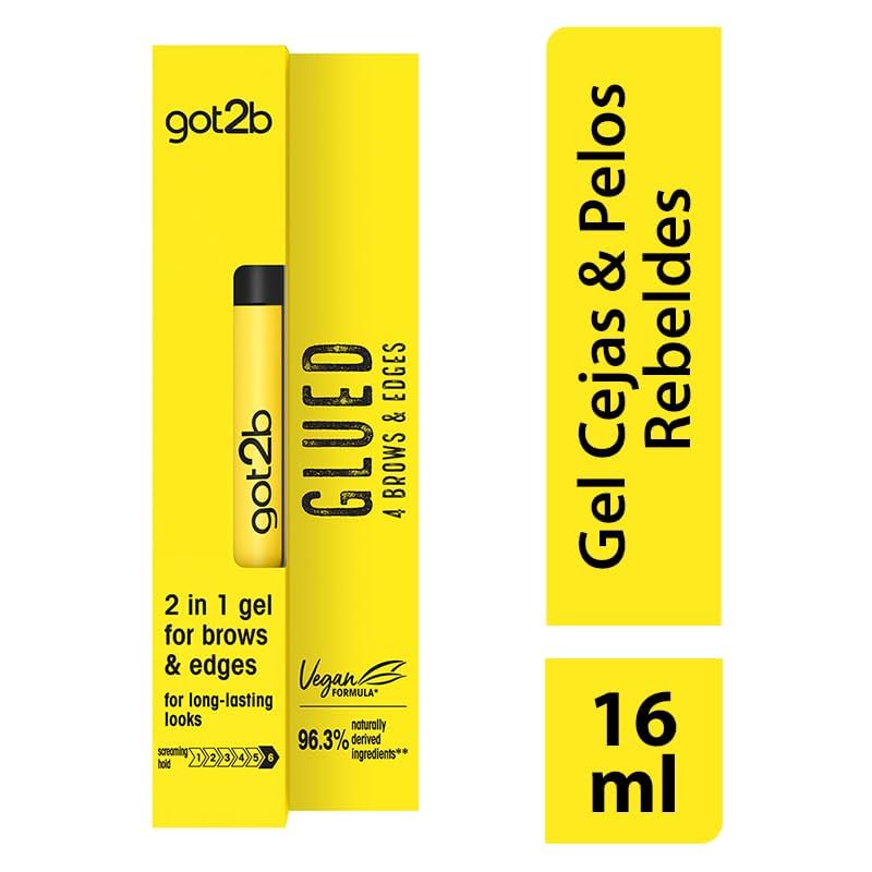 Got2b Glued for Brows & Edges wand close-up showing dual-sided brush.