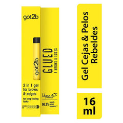 Got2b Glued for Brows & Edges wand close-up showing dual-sided brush.