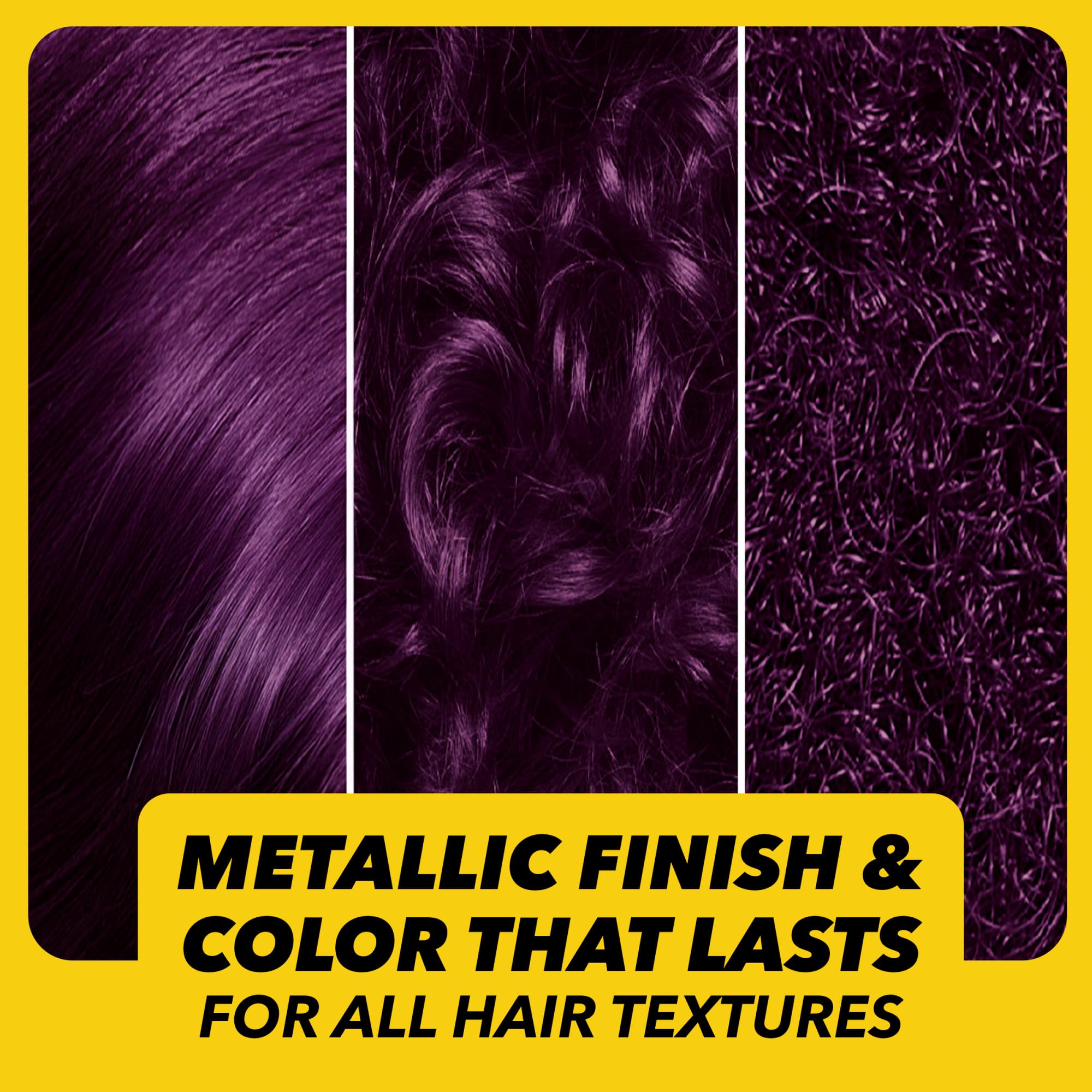 Got2b Metallics Amethyst Chrome color cream shows rich pigment.