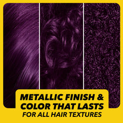 Got2b Metallics Amethyst Chrome color cream shows rich pigment.