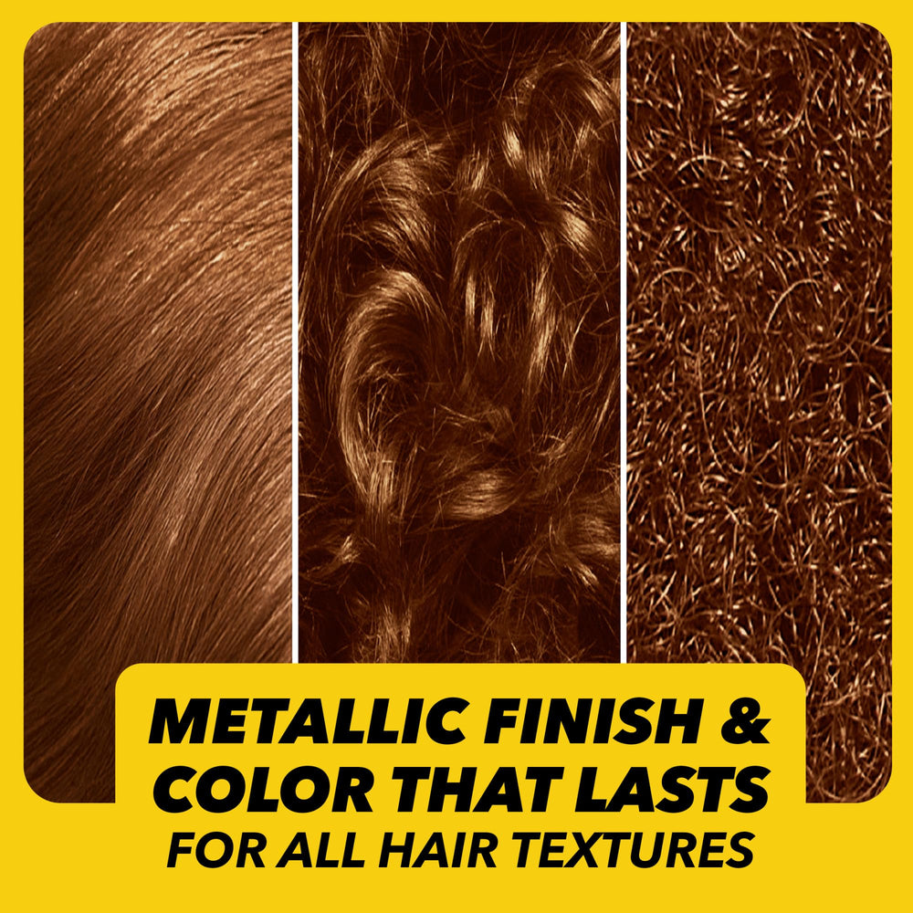 got2b Metallics bronzed-copper gloves ensure mess-free, comfortable dyeing.
