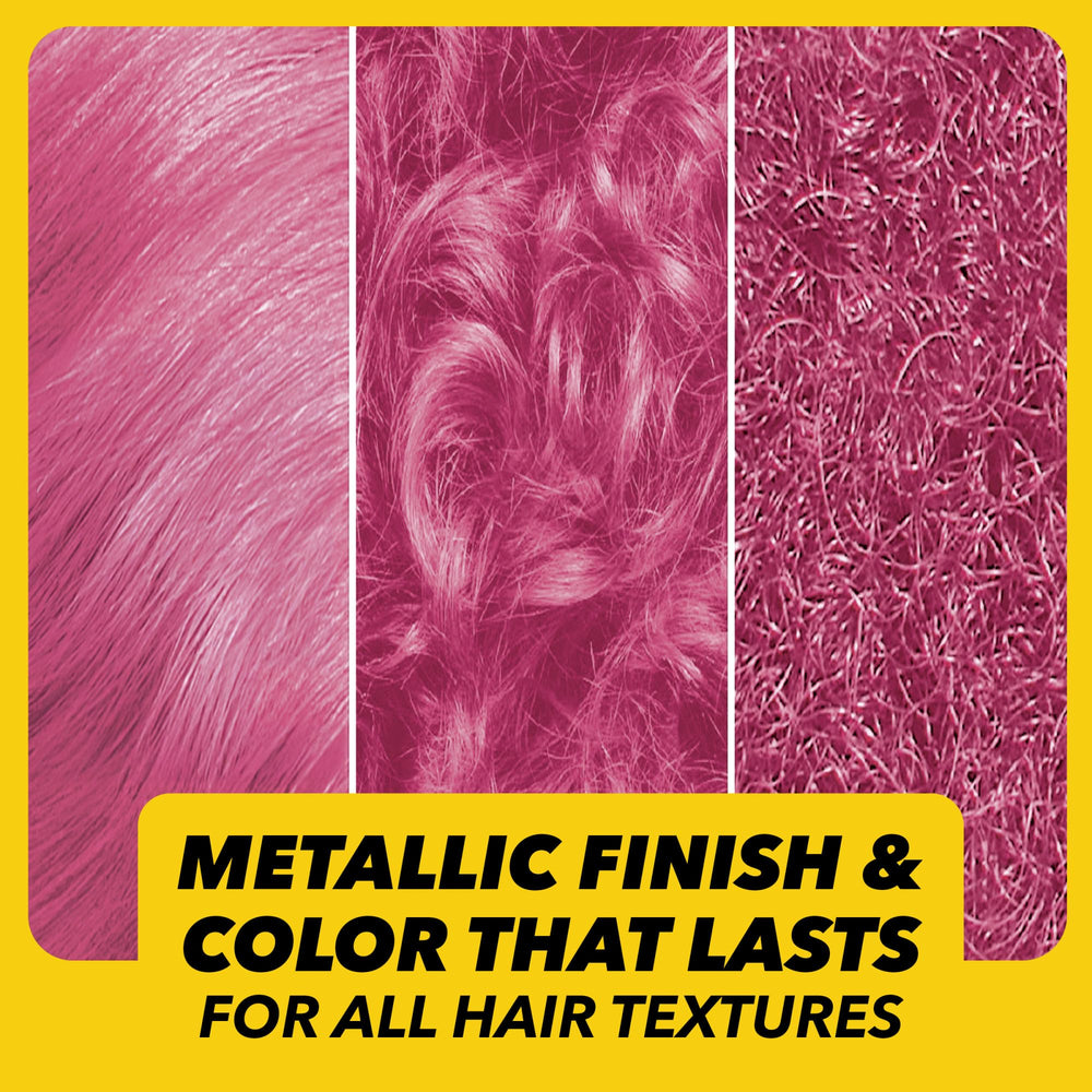 Got2b Metallics Rosa Pasión tono resultado con acabado metálico