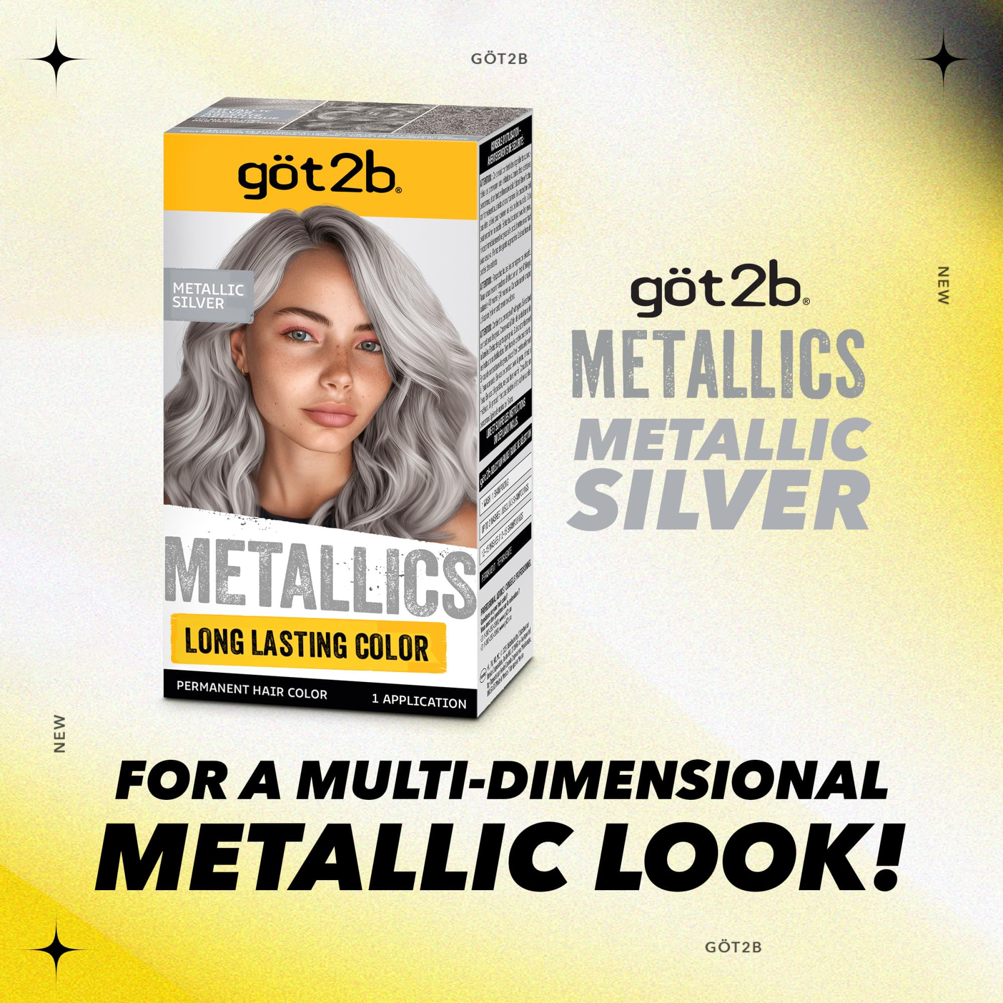 Got2b Metallics apto para pelucas y extensiones con color suave