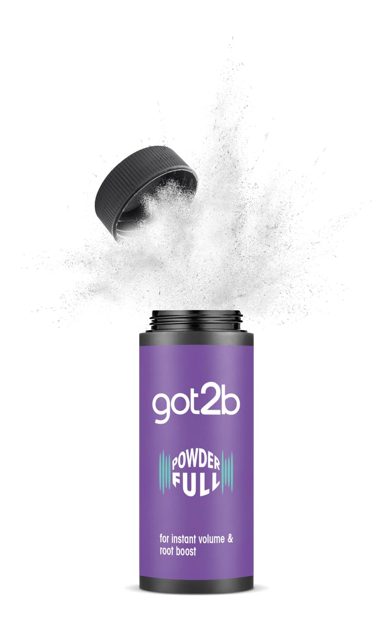 Got2B powder in hand ready to apply for immediate root boost