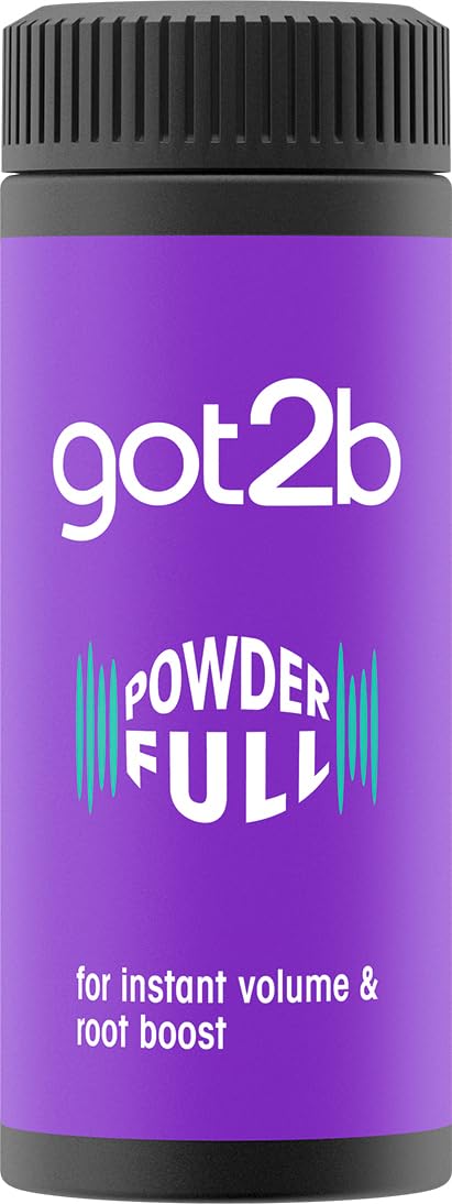 Got2B close-up powder texture highlighting light, weightless grip