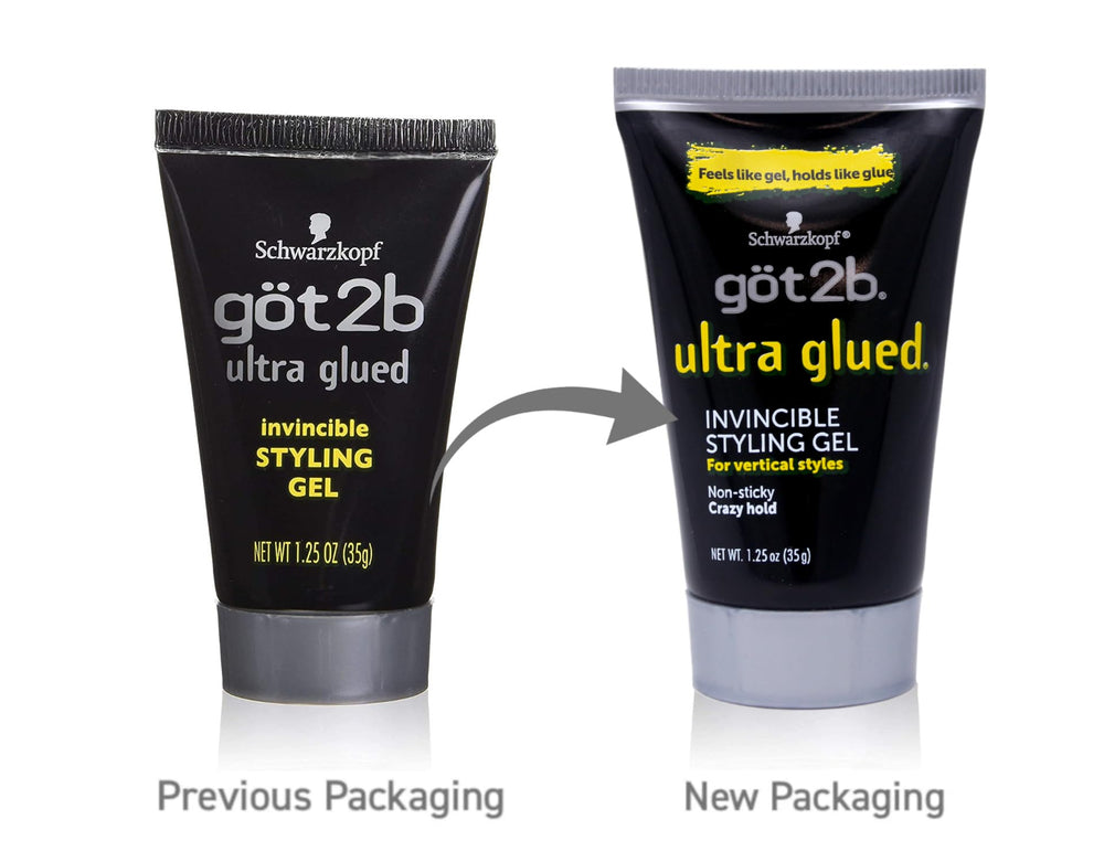 Got2B Ultra Glued Invincible textured look highlights flexible styling options.