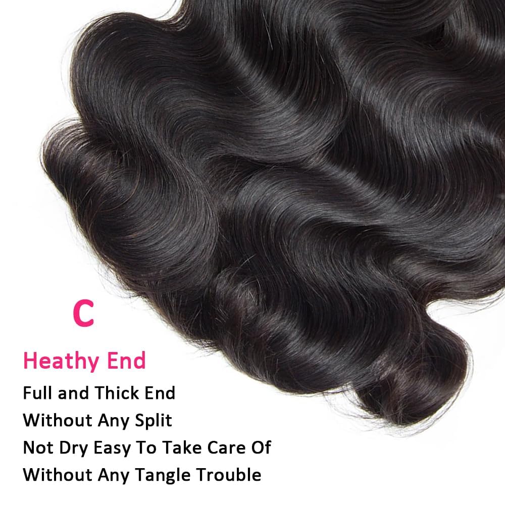 Gotcosy 14A Brazilian virgin hair bundle packaging showcases care and premium presentation.