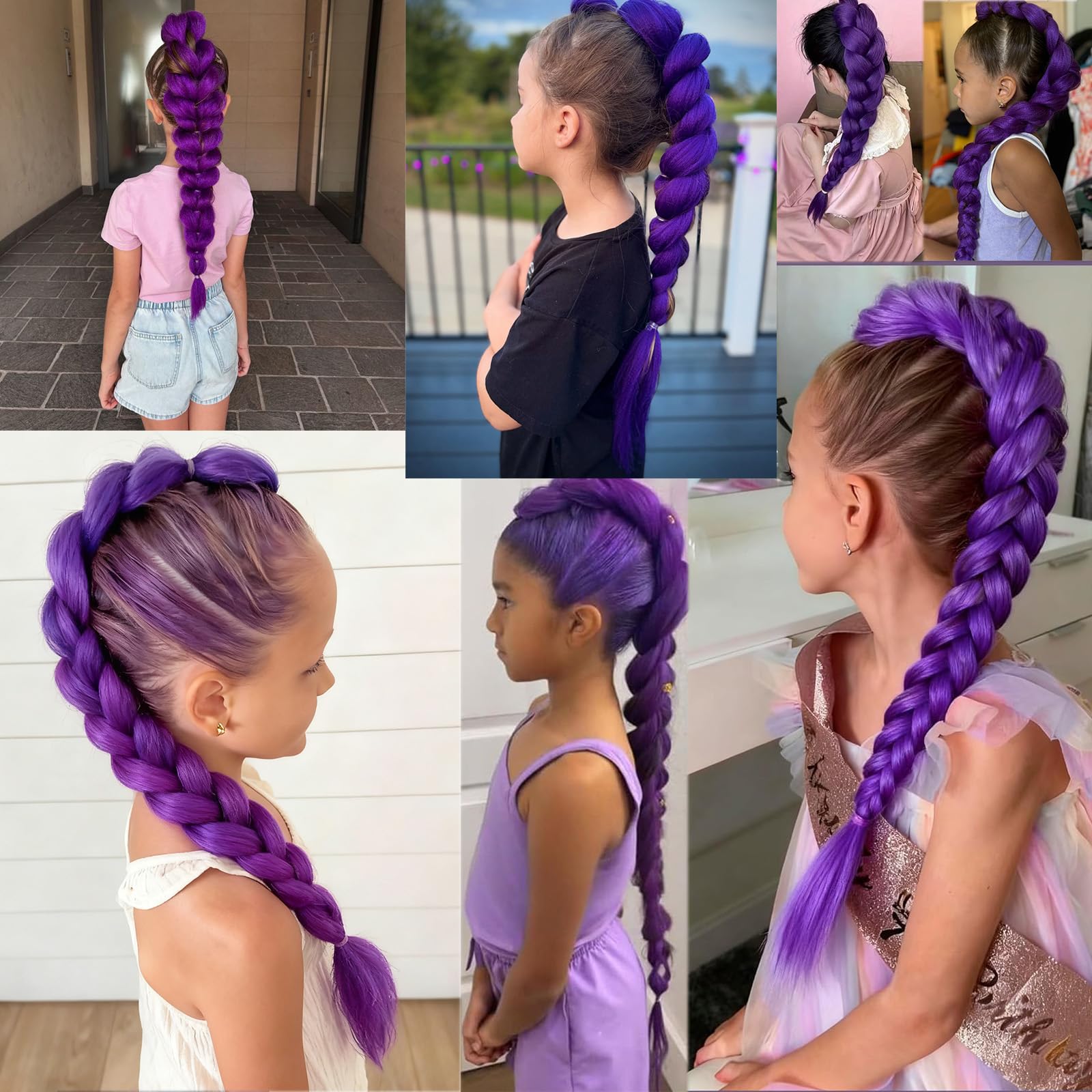 gotef-erbe-complete-package-purple-braid one-piece kit for gifts