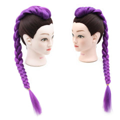 gotef-erbe long purple braid hair for lightweight, tangle-free wear