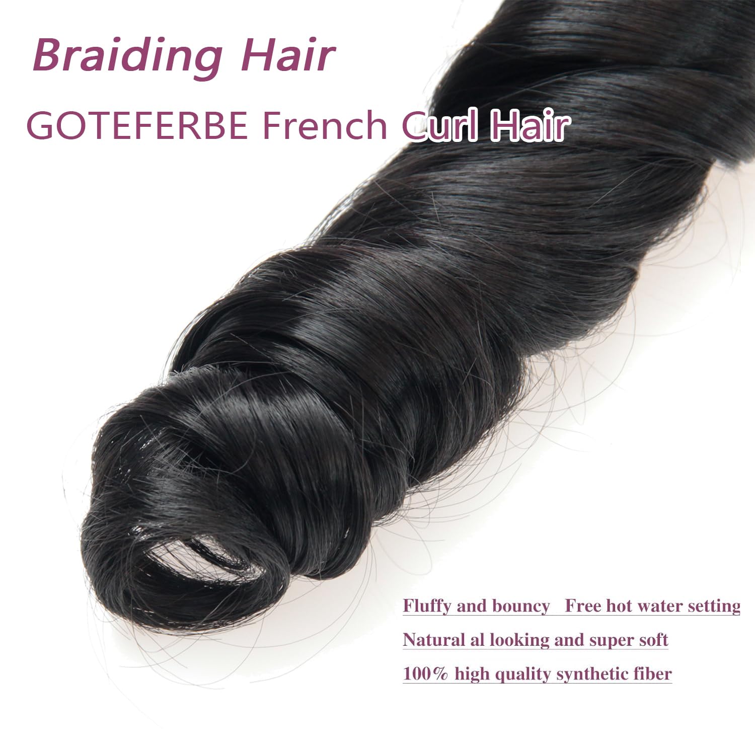 Gotefebe ocho paquetes de 50 g cada uno para look completo