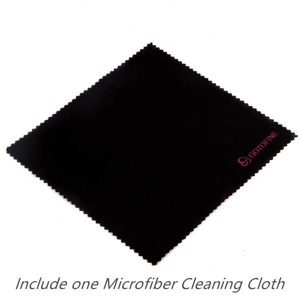 Gotofine versatile mirror with adjustable angle for comfortable use at desks or vanities.