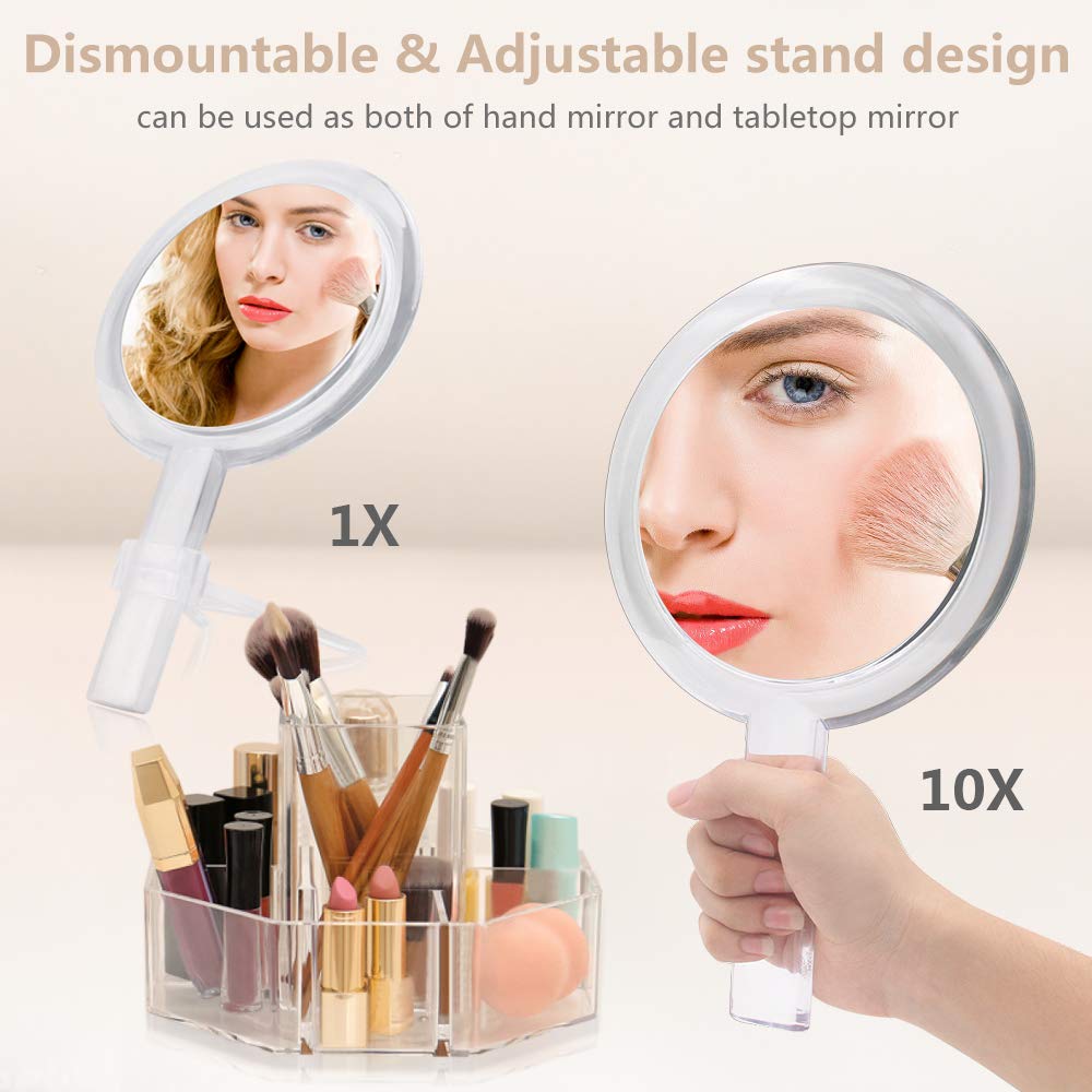 Gotofine portable travel mirror fits in bags for on-the-go grooming.